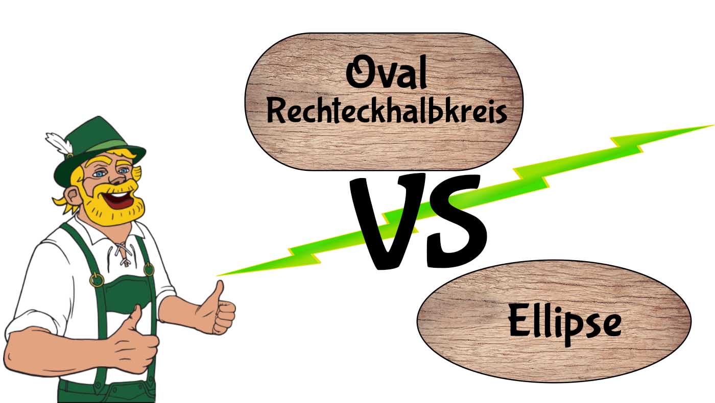 Oval vs Ellipse