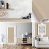 Klebefolie Möbelfolie selbstklebende Folie Dekofolie matt 0,45x2m PVC-frei – Uni Braun Matt