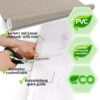 Klebefolie Möbelfolie selbstklebende Folie Dekofolie matt 0,45x2m PVC-frei – Leinenoptik Braun