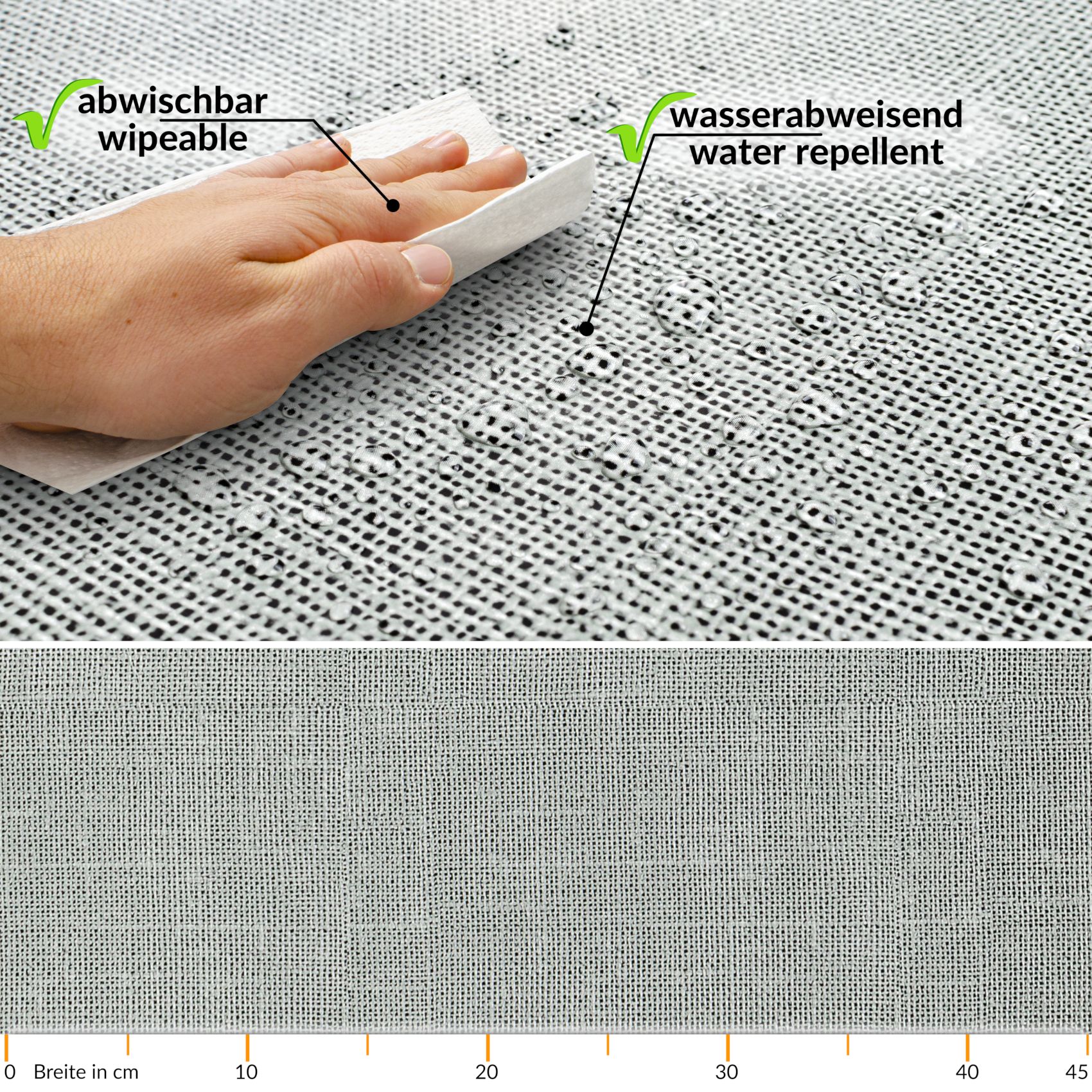 Klebefolie Möbelfolie selbstklebende Folie Dekofolie matt 0,45x2m PVC-frei – Jute Grau