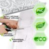 Klebefolie Möbelfolie selbstklebende Folie Dekofolie matt 0,45x2m PVC-frei – Ornament Silber Grau