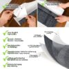 Klebefolie Möbelfolie selbstklebende Folie Dekofolie matt 0,45x2m PVC-frei – Granit Naturstein Grau