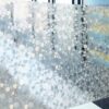Fensterfolie Sichtschutzfolie Glasfolie Milchglasfolie Glasdekor selbstklebend PVC-frei 0,45x2m &#8211; 3D Kieselsteine