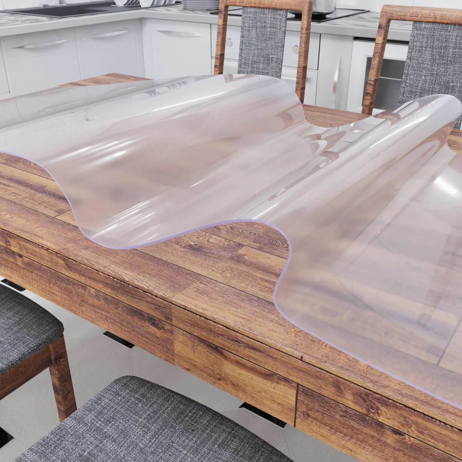 Tischfolie mattiert 2mm - 100cm Breite - Individuelle Länge