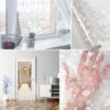 Fensterfolie Sichtschutzfolie Glasfolie Milchglasfolie Glasdekor selbstklebend PVC-frei 0,45x2m &#8211; 3D Kieselsteine