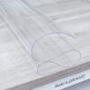 Tischfolie transparent – Tischschutzfolie 2mm 150cm Breite – 100x150cm