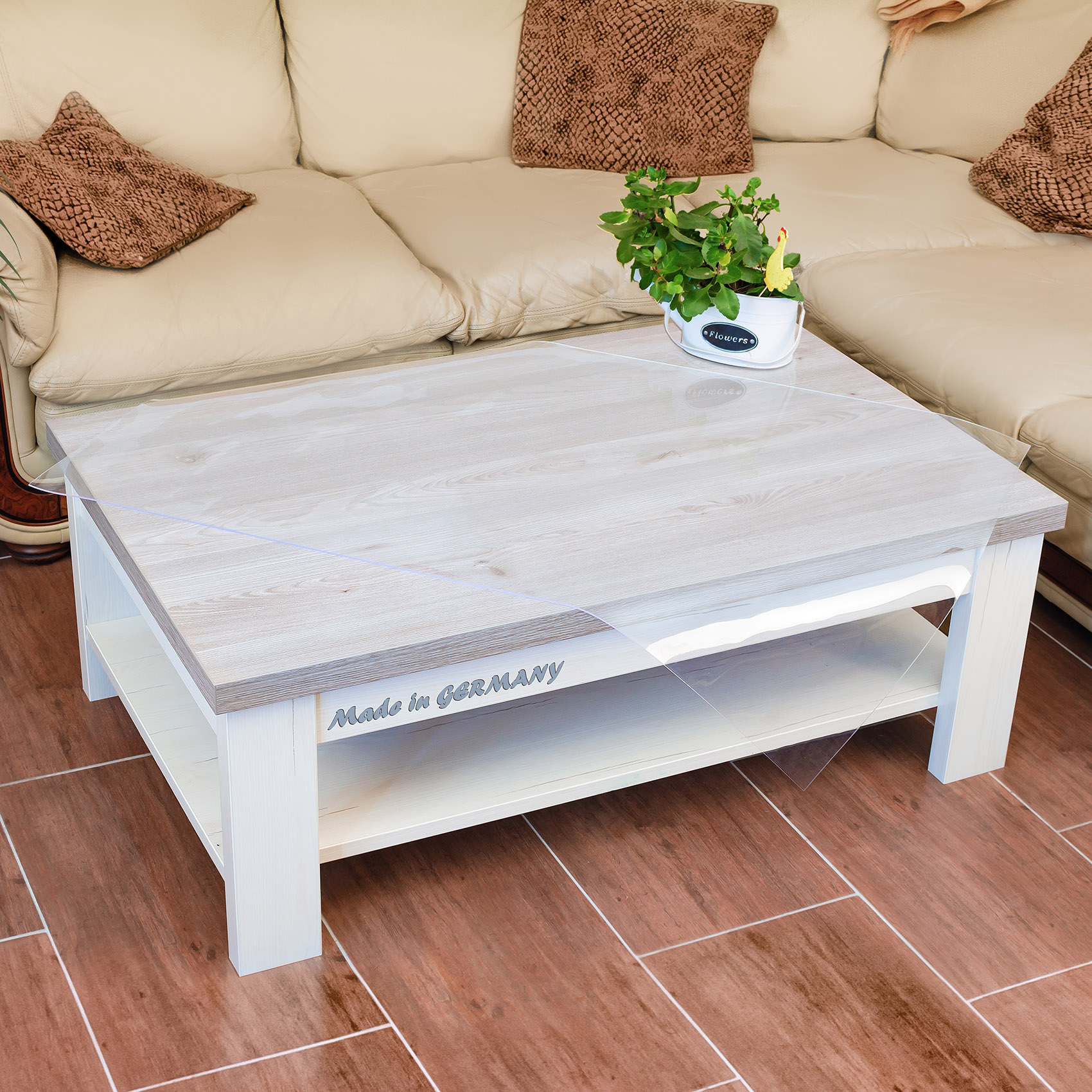 Tischfolie transparent – Tischschutzfolie 2mm 150cm Breite – 100x150cm