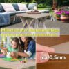 Durchsichtige Tischdecke transparent Tischfolie Klara Tischschutzfolie abwaschbar 0,5mm Stärke