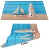 Tischset Platzset Platzdeckchen abwaschbar Tischuntersetzer PVC Placemat hitzebeständig 30x45cm – Maritim Leuchtturm