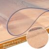 Tischfolie Tischschutzfolie feinmattiert transparenter Tischschutz matt 1,5mm – 90cm, 100cm
