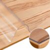 Tischfolie Tischschutzfolie feinmattiert transparenter Tischschutz matt 1,5mm – 90cm, 100cm
