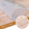Tischfolie transparente Tischdecke durchsichtig Tischschutzfolie Tischschutz 1,5mm bedruckt Folie mit Motiv B-Ware – 90cm, 100cm