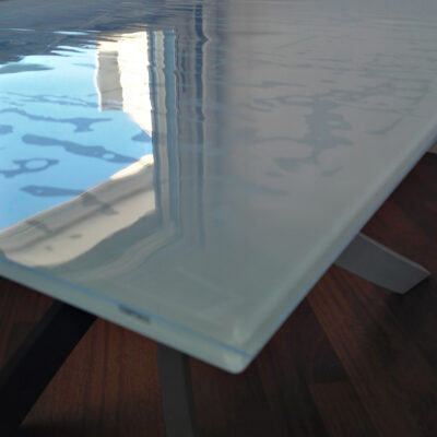 tischfolie transparent beispiel