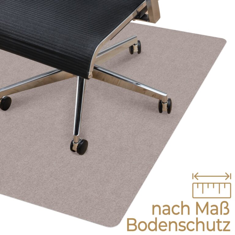 Bürostuhlunterlage Teppich nach Maß selbsthaftend