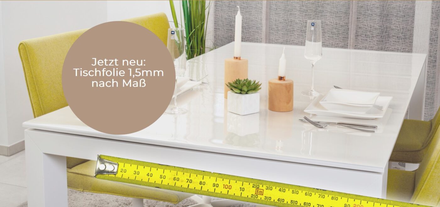 tischfolie 1,5mm nach maß