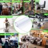 Bürostuhlunterlage transparent Bodenschutzmatte Bürostuhl Bodenschutz in vielen Größen und Formen