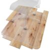 Bürostuhlunterlage transparent Bodenschutzmatte Bürostuhl Bodenschutz in vielen Größen und Formen – Rechteck, 149x300cm