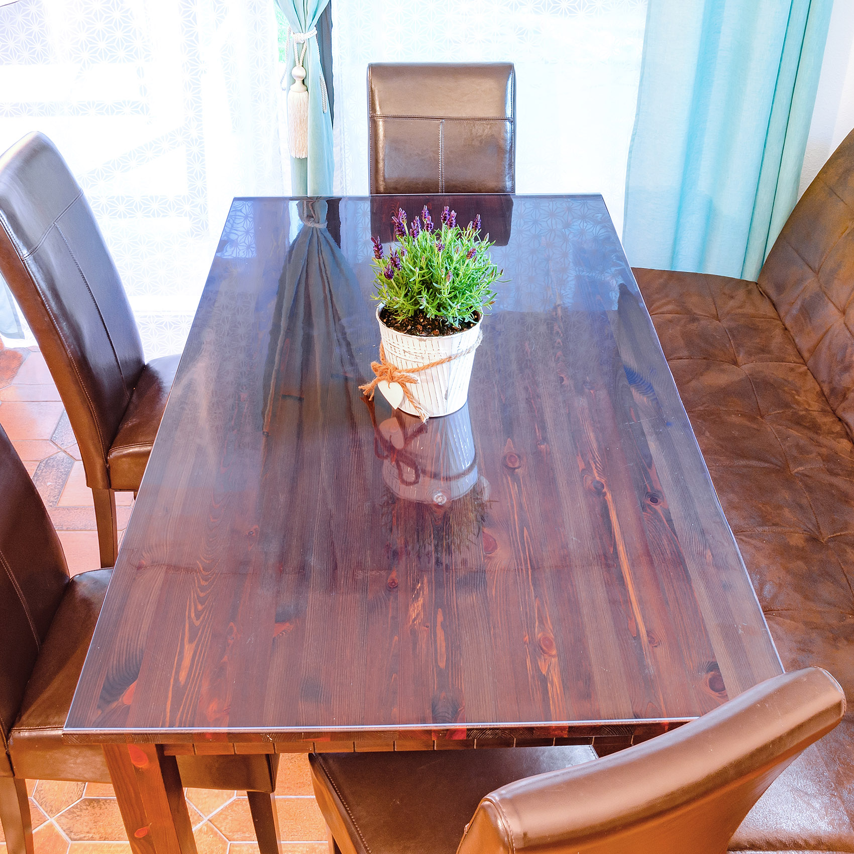 Tischfolie transparent – Tischschutzfolie 1mm 90cm Breite