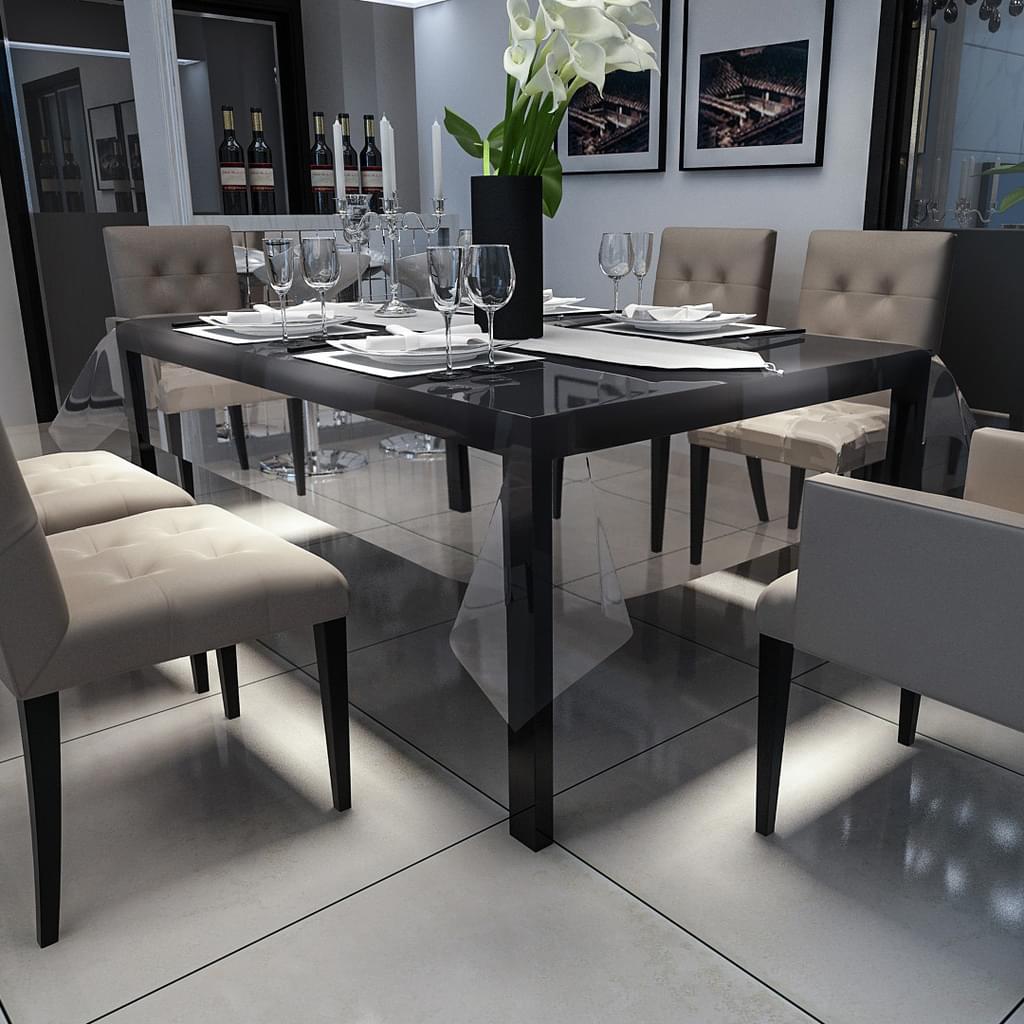 BTA12 Durchsichtige Tischdecke transparent Tischfolie Glasklar Tischschutzfolie abwaschbar 0,2mm Stärke