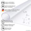 Transparente Tischdecke durchsichtig 0,3mm Tischfolie Tischschutzfolie Klar 140cm Breit