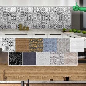 Klebefolie Möbelfolie Küche Folie selbstklebend DIY glänzend PVC-frei 0,45x3m