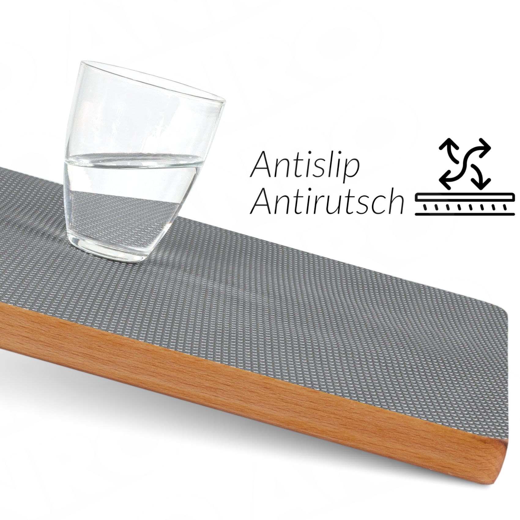 Schubladenmatte Kühlschrankmatte Schubladeneinlage Meterware Antirutschmatte zuschneidbar 3 Farben