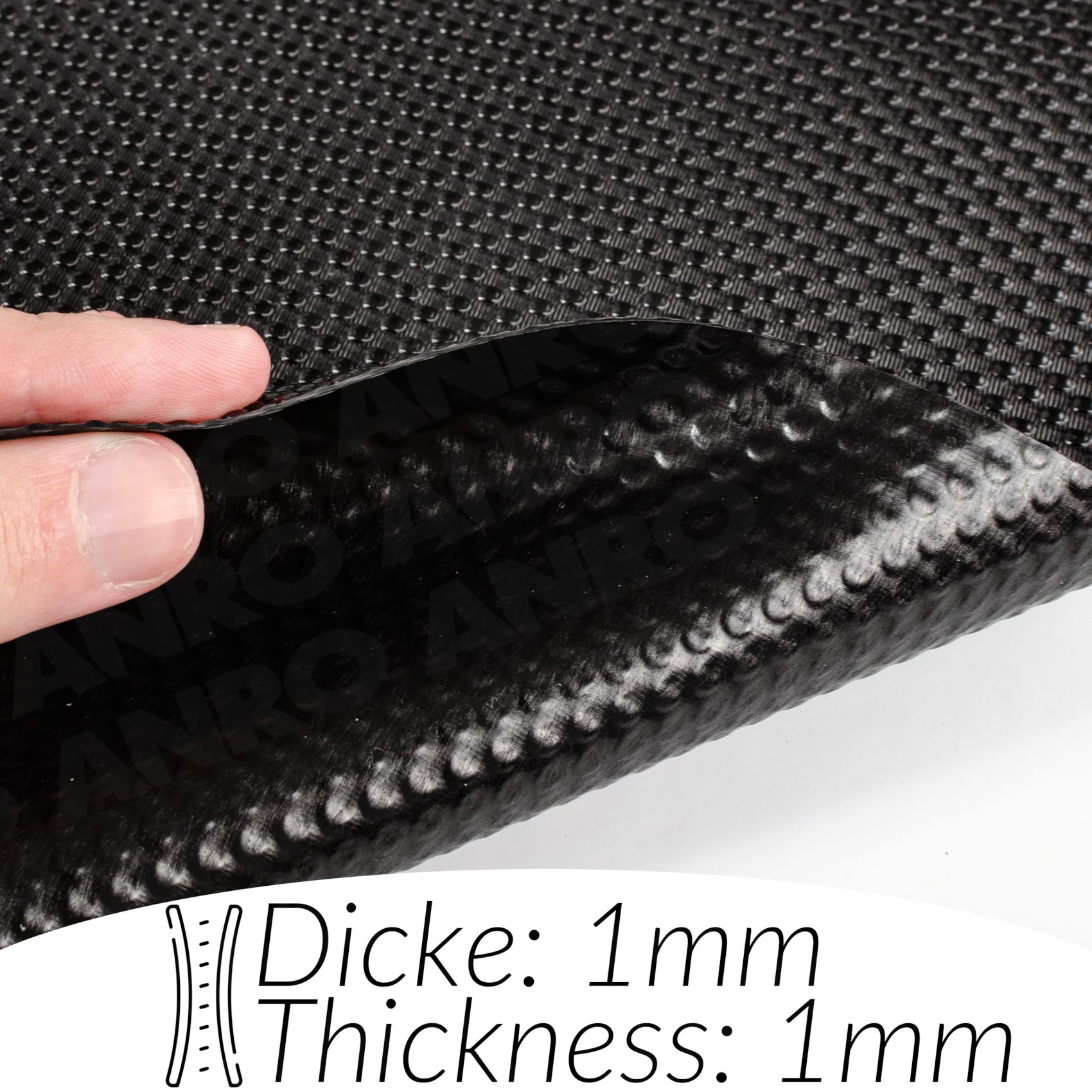 EVASCH-050_30-jpg Schubladenmatte Kühlschrankmatte Schubladeneinlage Meterware Antirutschmatte zuschneidbar 3 Farben