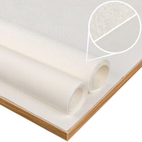 Tischschoner Tischdeckenunterlage Tischmolton Glatt rutschfest 1,5mm Tischpolster Tischunterlage Viesrücken Weiß Meterware