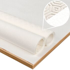 Tischschoner Tischdeckenunterlage Tischmolton 2,2mm Tischpolster Tischunterlage Gemustert rutschfest Vliesrücken Meterware