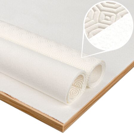 Tischschoner Tischdeckenunterlage Tischmolton 2,2mm Tischpolster Tischunterlage Gemustert rutschfest Vliesrücken Meterware