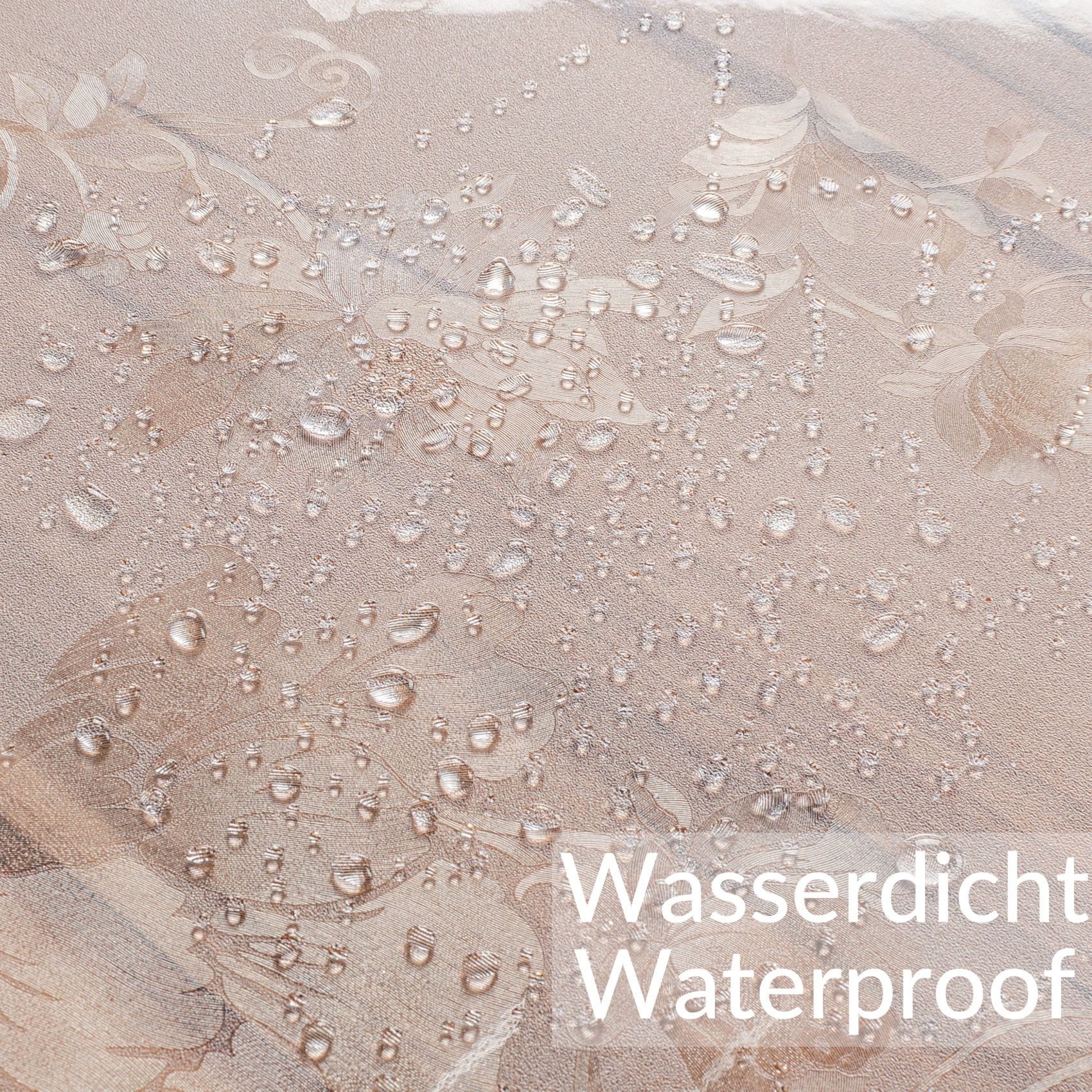 Tischfolie transparente Tischdecke durchsichtig Tischschutzfolie Tischschutz 1,5mm bedruckt Folie Motiv Blumen B-Ware