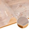 Tischfolie transparente Tischdecke durchsichtig Tischschutzfolie Tischschutz 1,5mm bedruckt Folie Motiv Blumen B-Ware