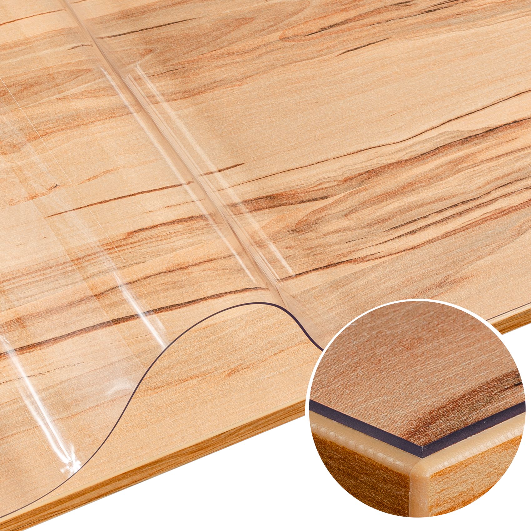 Tischfolie transparent Tischschutzfolie Schutzfolie Tisch Folie 1,5mm glasklar Glasfolie