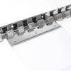 Befestigungsschiene Set Edelstahlschiene L-1m für PVC Streifenvorhänge Lamellen in der Breite 20cm