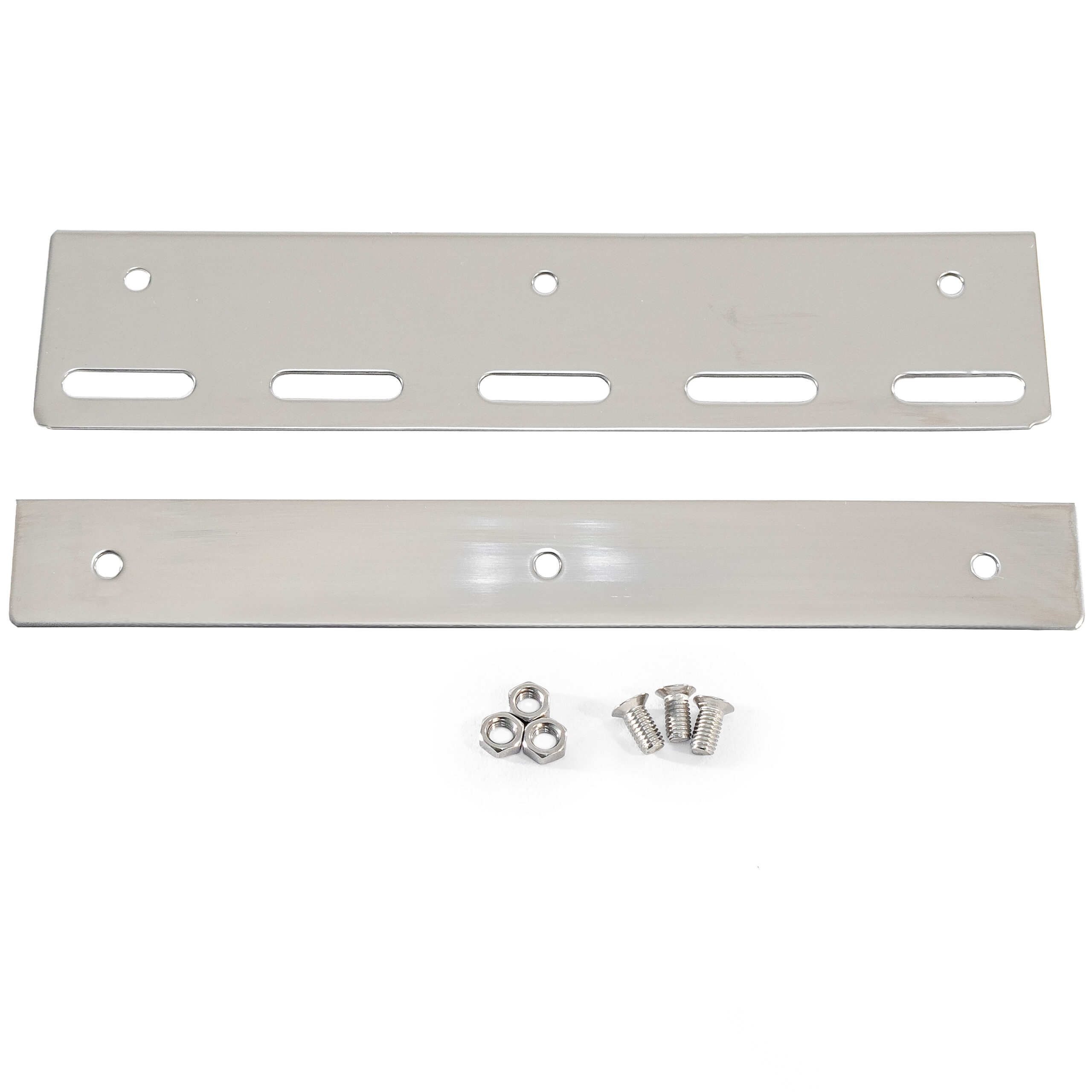 Befestigungsschiene Set Edelstahlschiene L-1m für PVC Streifenvorhänge Lamellen in der Breite 30cm