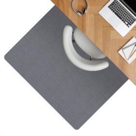 Bürostuhlunterlage Bodenschutzmatte Teppich Schreibtischstuhl Unterlage selbsthaftend NEMESIS Grau