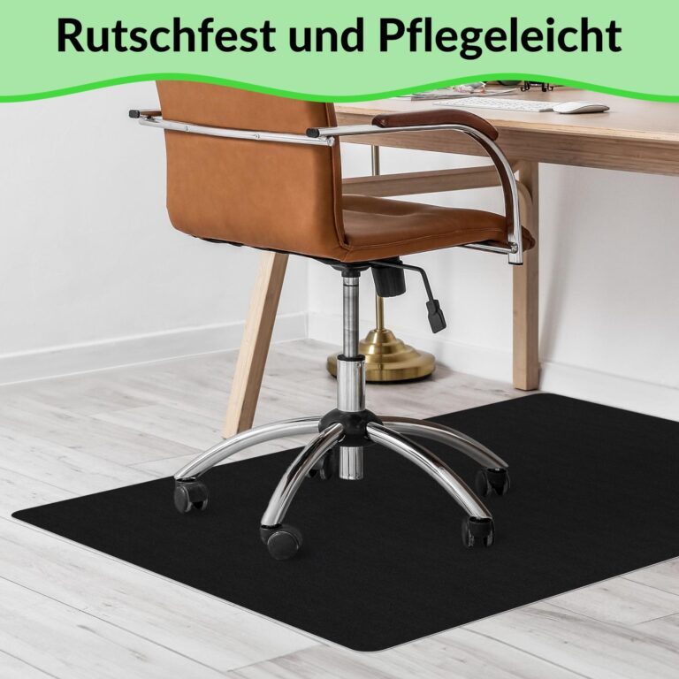Bürostuhlunterlage Teppich Schwarz selbsthaftend kaufen