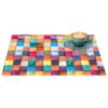 Platzsets Tischset Platzdeckchen abwaschbar Tischuntersetzer PVC hitzebeständig Mosaik 35x50cm