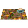 Platzsets Tischset Platzdeckchen abwaschbar Tischuntersetzer PVC hitzebeständig Zitrone Braun Grau 35x50cm