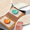 Platzsets Tischset Platzdeckchen abwaschbar Tischuntersetzer PVC hitzebeständig Uni Leinen Beige 35x50cm
