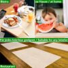 Tischset Platzset Platzdeckchen abwaschbar Tischuntersetzer PVC hitzebeständig Leinen Beige 30x45cm