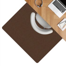 Bürostuhlunterlage Bodenschutzmatte Teppich Schreibtischstuhl Unterlage selbsthaftend NEMESIS Schoko