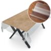 Durchsichtige Tischdecke transparent Tischfolie Tischschutzfolie Schutzfolie 140cm Breite