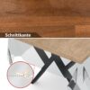 Durchsichtige Tischdecke transparent Tischfolie Tischschutzfolie Schutzfolie 140cm Breite