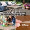 Durchsichtige Tischdecke transparent Tischfolie Tischschutzfolie Schutzfolie 140cm Breite
