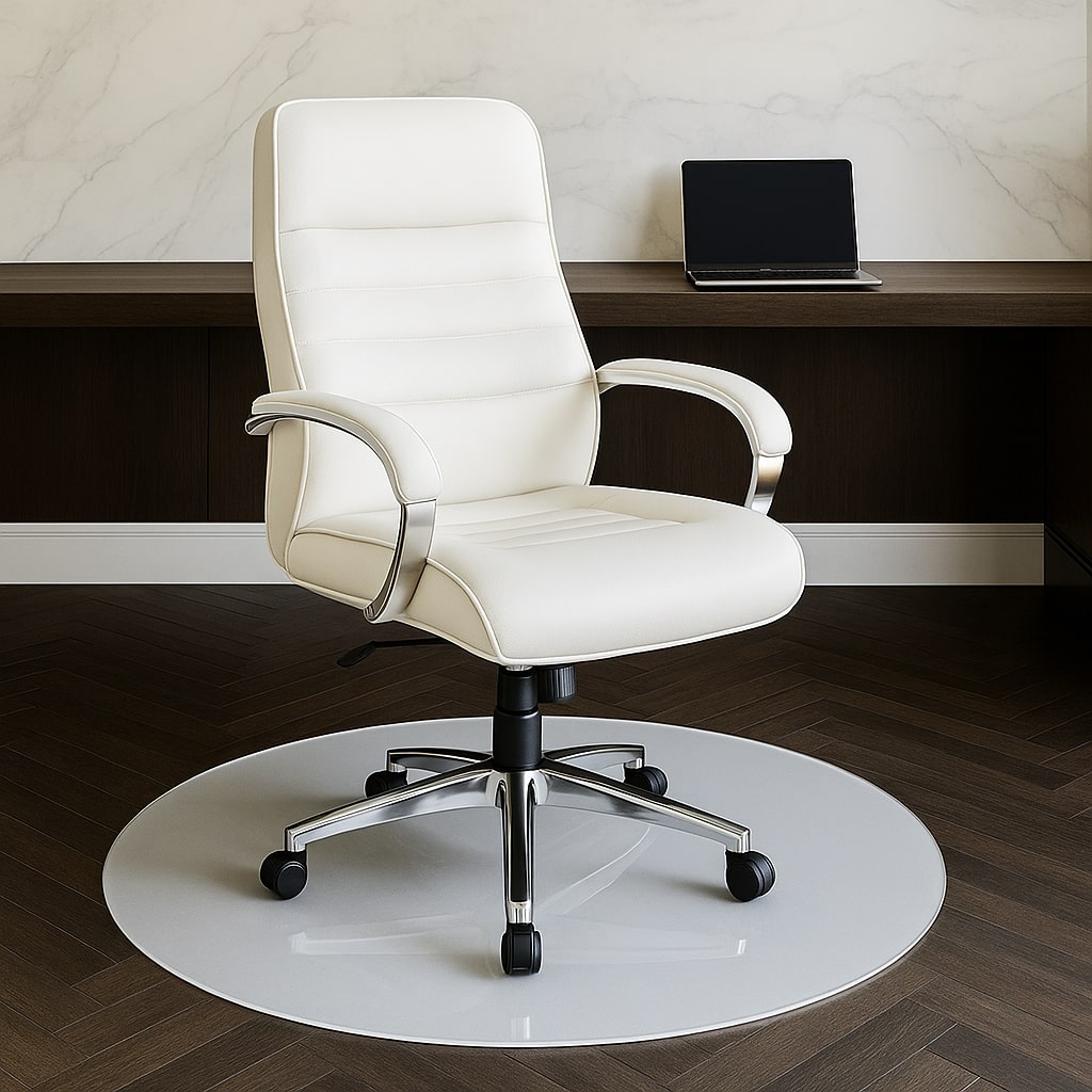 bodenschutz-uni-nm-v3 Bodenschutzmatte Bürostuhlunterlage nach Maß mit Farbe Volltondruck