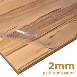 Tischfolie 2mm Transparent