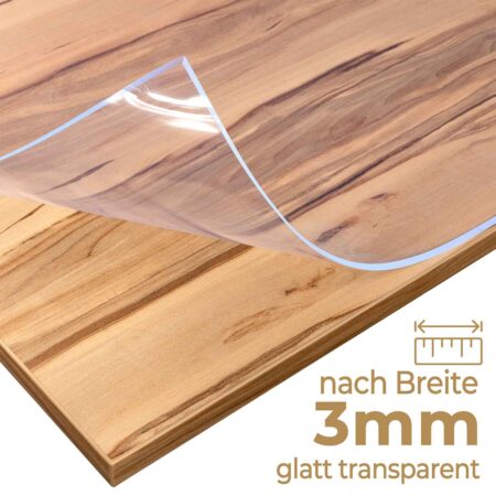 Tischschutzfolie 3mm transparent