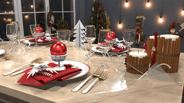 Tischfolie Platzdeckchen