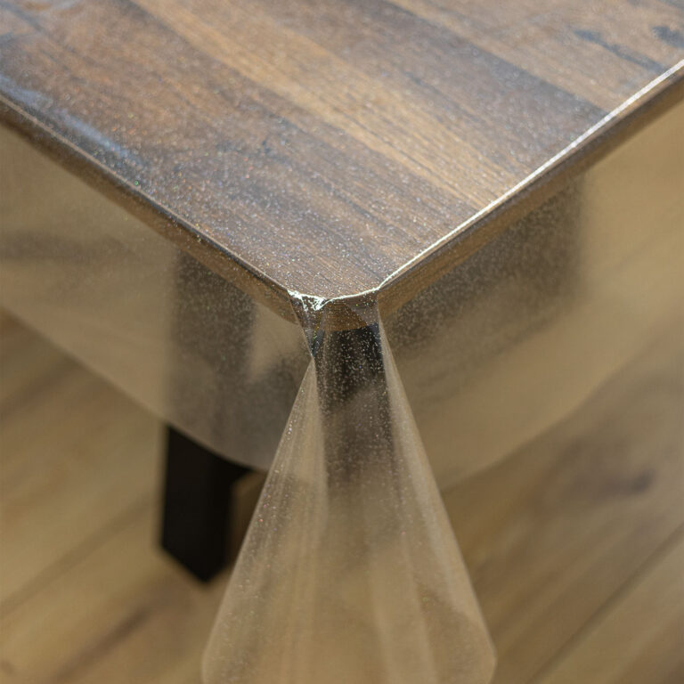 Durchsichtige Tischdecke mit Glitzer online kaufen